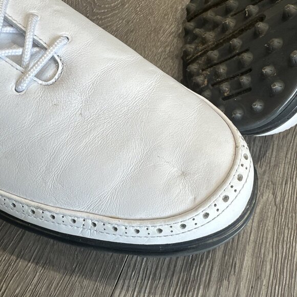 Adidas MC80 Bogey Golf Shoes Spikeless Mens Size 9 White Black GW2113 Sample main image 4